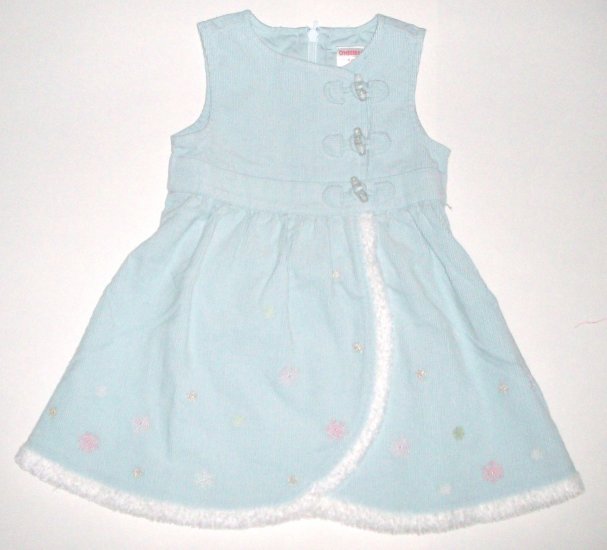 GYMBOREE NWT Snow Princess Corduroy Dress 12-18m