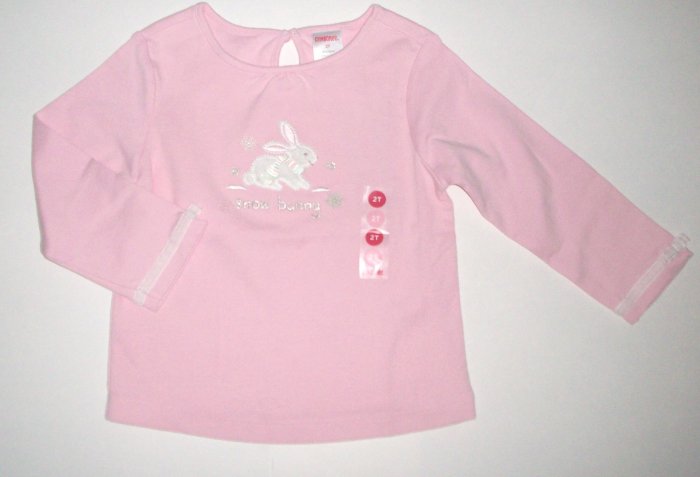 GYMBOREE NWT Snow Princess Pink Snow Bunny Top 2T