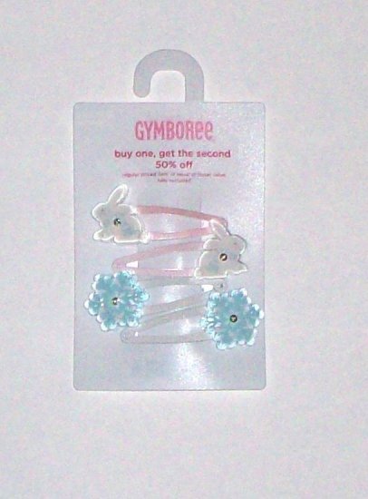 GYMBOREE NWT Snow Princess Hair Clips