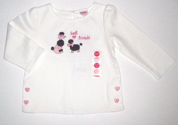 GYMBOREE NWT Tres Chic Best Friends Top 12-18m