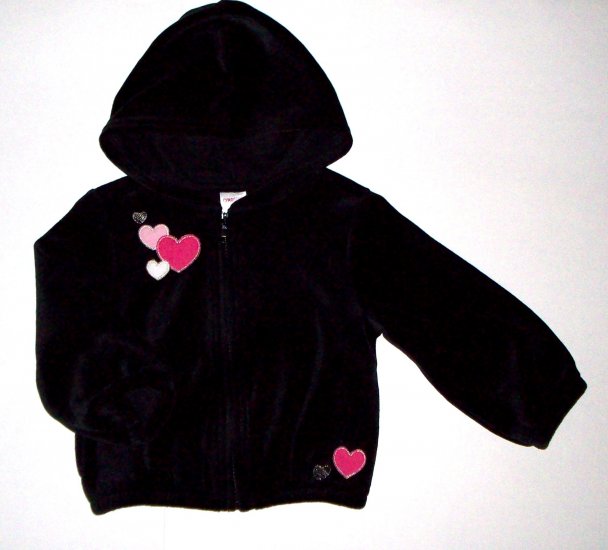 GYMBOREE NWT Tres Chic Black Velour Jacket 18-24m