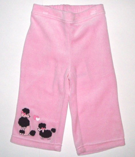 GYMBOREE NWT Tres Chic Pink Velour Pants 4T