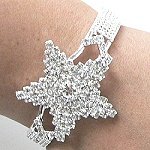BRIDAL PAGEANT PROM RHINESTONE BRACELET