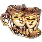 Masked Lovers Wall Mask