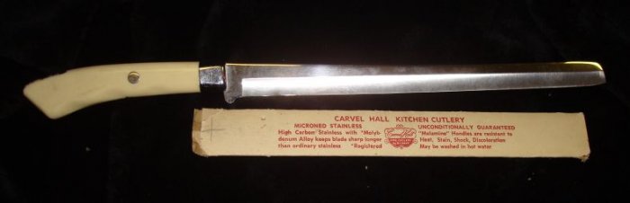 Carvel Hall 13" Flat Bread Knife Very Fine Plus