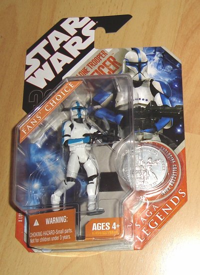 Star Wars 30th Anniversary / Saga Legends : Clone Trooper Officer - Lieutenant (Blue)