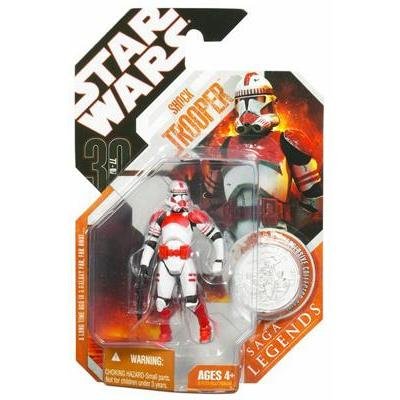 Star Wars 30th Anniversary / Saga Legends : Shock Trooper w/ Coin