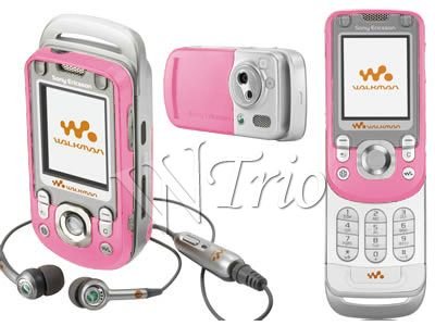 Sony Ericsson 'Pink' W600i MP3/Mobile Cellular Phone Rb