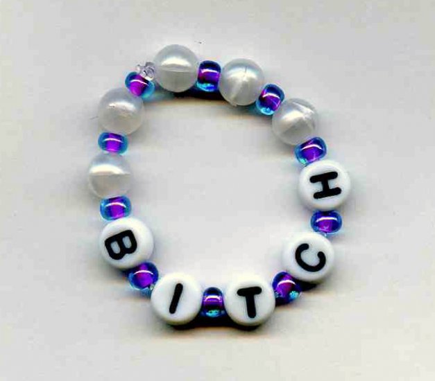BITCH Dog (or Cat) bracelet