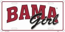 Bama "Girls" License Plate