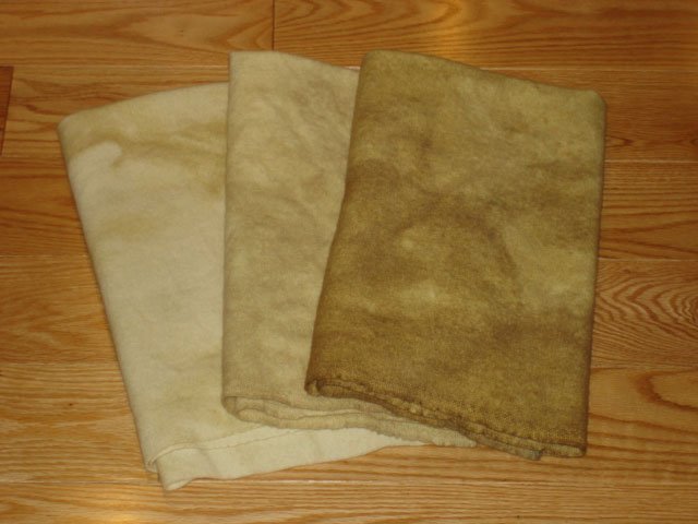 Prairie Wheat grads wool rug hooking -- Woolly Mammoth Woolens