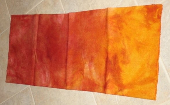 Ablaze overdye wool for rug hooking - Woolly Mammoth Woolens