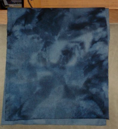 CIVIL WAR BLUE overdye wool for rug hooking -- Woolly Mammoth Woolens