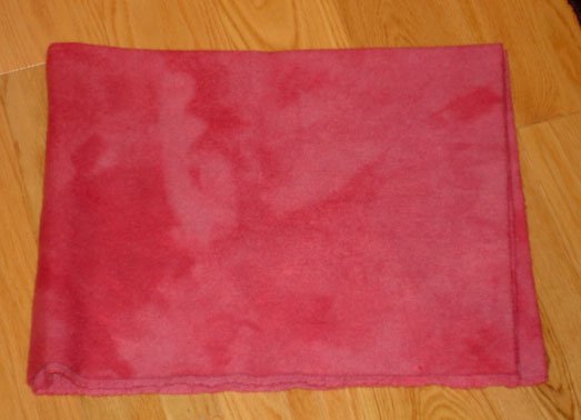 Raspberry Torte wool for rug hooking -- Woolly Mammoth Woolens
