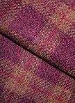 BURGUNDY/BROWN PLAID as is wool for rug hooking -- Woolly Mammoth Woolens