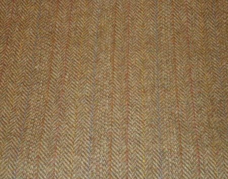 BROWN HERRINGBONE as is wool for rug hooking -- Woolly Mammoth Woolens