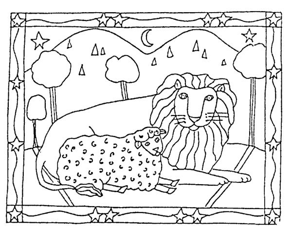 PEACEFUL NIGHT rug hooking pattern -- Woolly Mammoth Woolens
