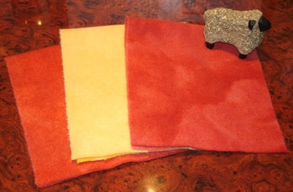 EQUATOR GLOW overdye wool for rug hooking -- Woolly Mammoth Woolens
