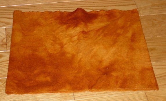 PUMPKIN PIE overdye wool for rug hooking -- Woolly Mammoth Woolens