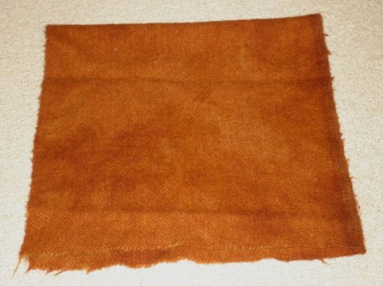 PUMPKIN TEXTURE overdye wool for rug hooking -- Woolly Mammoth Woolens