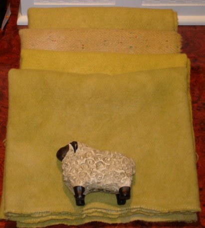 GINGER BEER overdye wool for rug hooking -- Woolly Mammoth Woolens