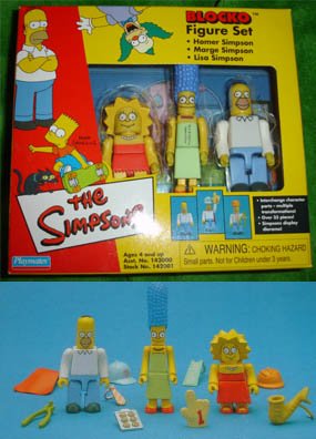 SIMPSONS set Marge HOMER Lisa Blocko figure Kubrick