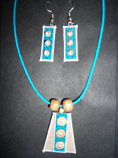 Organic fashion jewelry made with eco friendly jute
