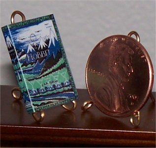 Dollhouse Miniature Book 1937 UK The Hobbit JRR Tolkien