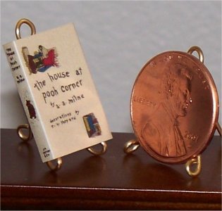 Dollhouse Miniature Book House on Pooh Corner AA Milne