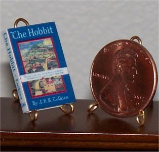 Dollhouse Miniature Book 1938 The Hobbit JRR Tolkien