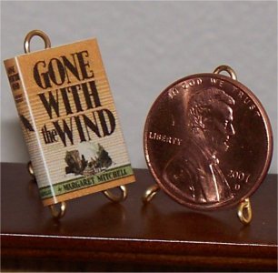 Dollhouse Miniature Book 1936 Gone with the Wind First Edition