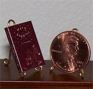 Dollhouse Miniature Book Mary Poppins P.L. Travers 1934