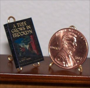 Dollhouse Miniature Book A Tree Grows in Brooklyn Betty Smith