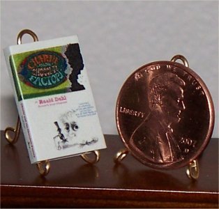 Dollhouse Miniature Book Charlie and the Chocolate Factory 1964