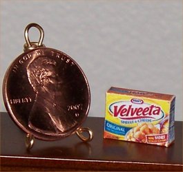 Dollhouse Miniature Food Velveeta Shells & Cheese Box
