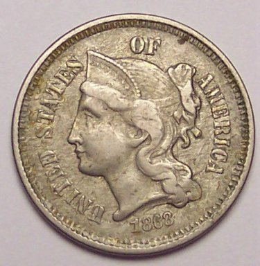 3 Cent Liberty Coin