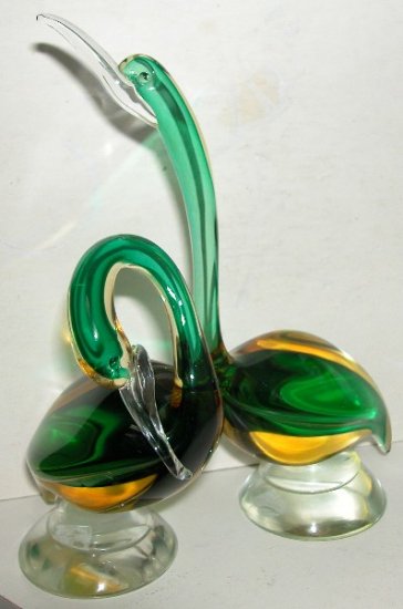 Murano art glass Barbini Ducks-1950's