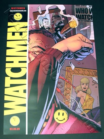 Watchmen (2009) Promo Movie Teaser Poster One Sheet Advance RARE 27"x40" NEW
