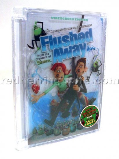 Flushed Away Widescreen DVD (Target Exclusive Liquid Packaging) NEW