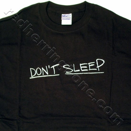 "Don't Sleep" The Invasion Movie Promo T-Shirt (Black, Size MEDIUM) NEW