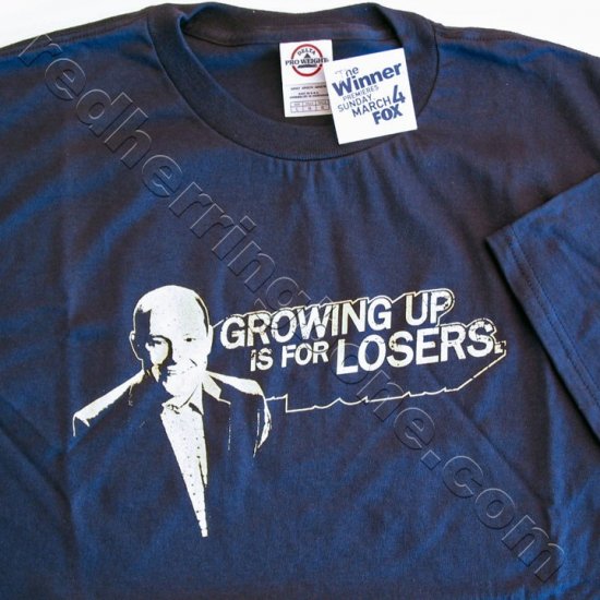 "The Winner" FOX TV Show Promo T-Shirt (Dark Blue, Size LARGE) NEW