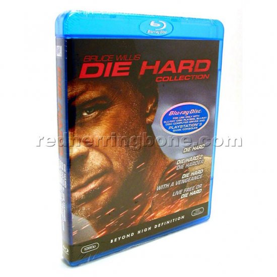 Die Hard Collection 4-Disc Blu-ray Set - all 4 films incl. Live Free or Die Hard (Bruce Willis) NEW