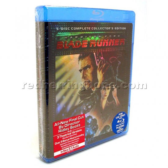 Blade Runner 5-Disc Complete Collector's Edition Blu-ray Disc Set (Harrison Ford) NEW