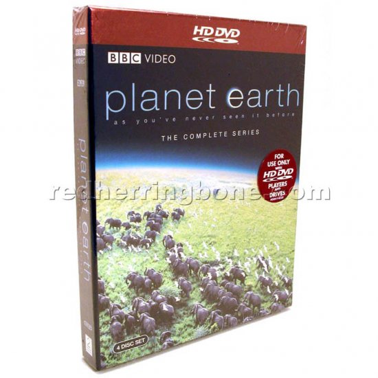 Planet Earth The Complete BBC Series HD DVD 4-Disc Set (narrated by David Attenborough) NEW