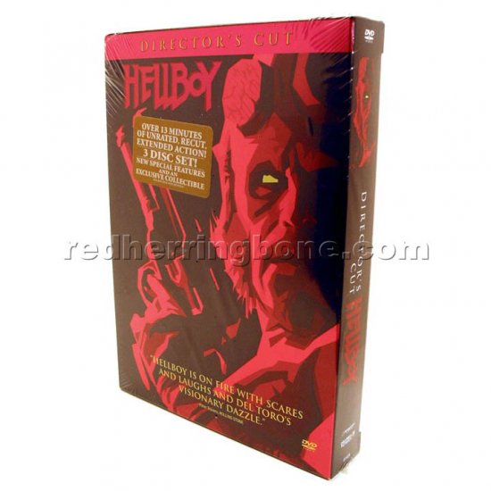 Hellboy Director's Cut DVD 3-Disc Set Widescreen (Ron Perlman, Selma Blair) NEW