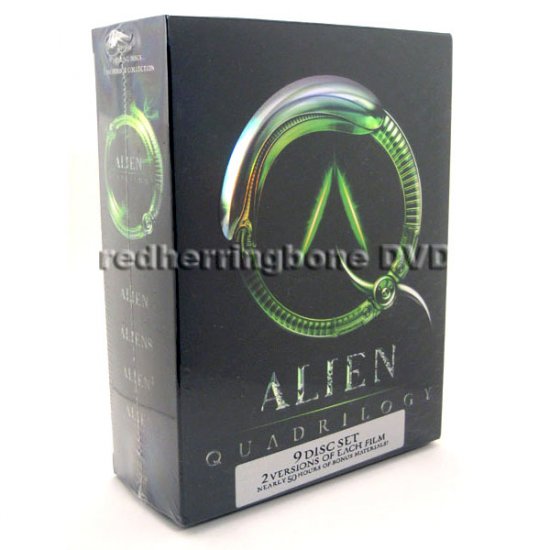 Alien Quadrilogy 9-Disc DVD Boxset (Alien, Aliens, Alien 3, Alien Resurrection) NEW