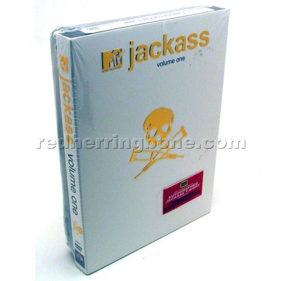 Jackass Volume 1 One DVD with T-Shirt (Best Buy Exclusive) NEW