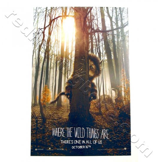 Where The Wild Things Are (2009) Promo Movie Teaser Poster 11"x17" NEW