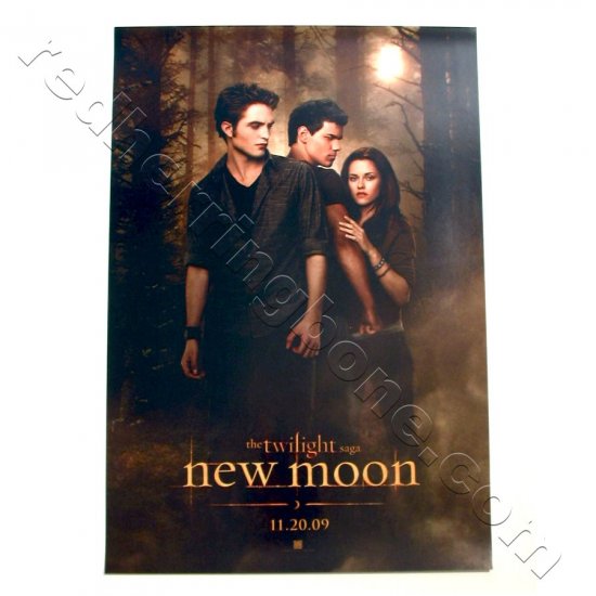 The Twilight Saga: New Moon (2009) Promo Movie Teaser Poster (Robert Pattinson) 11"x17" NEW