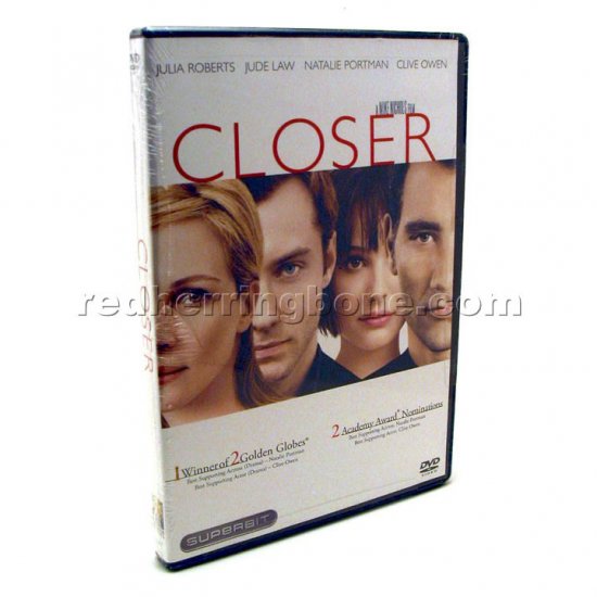 Closer DVD Superbit Edition (Natalie Portman, Jude Law, Clive Owen) NEW